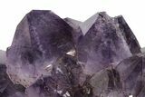 Dark Purple Amethyst Cluster - Large, Sparkly Points #211961-4
